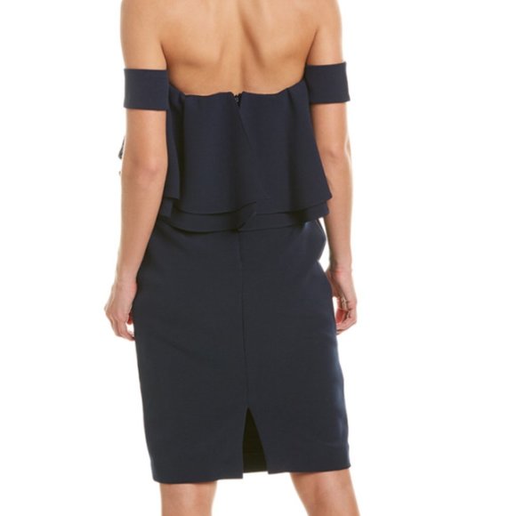 Badgley Mischka Off-Shoulder Dress - Picture 2 of 2